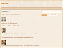 Tablet Screenshot of knowkitchen.com